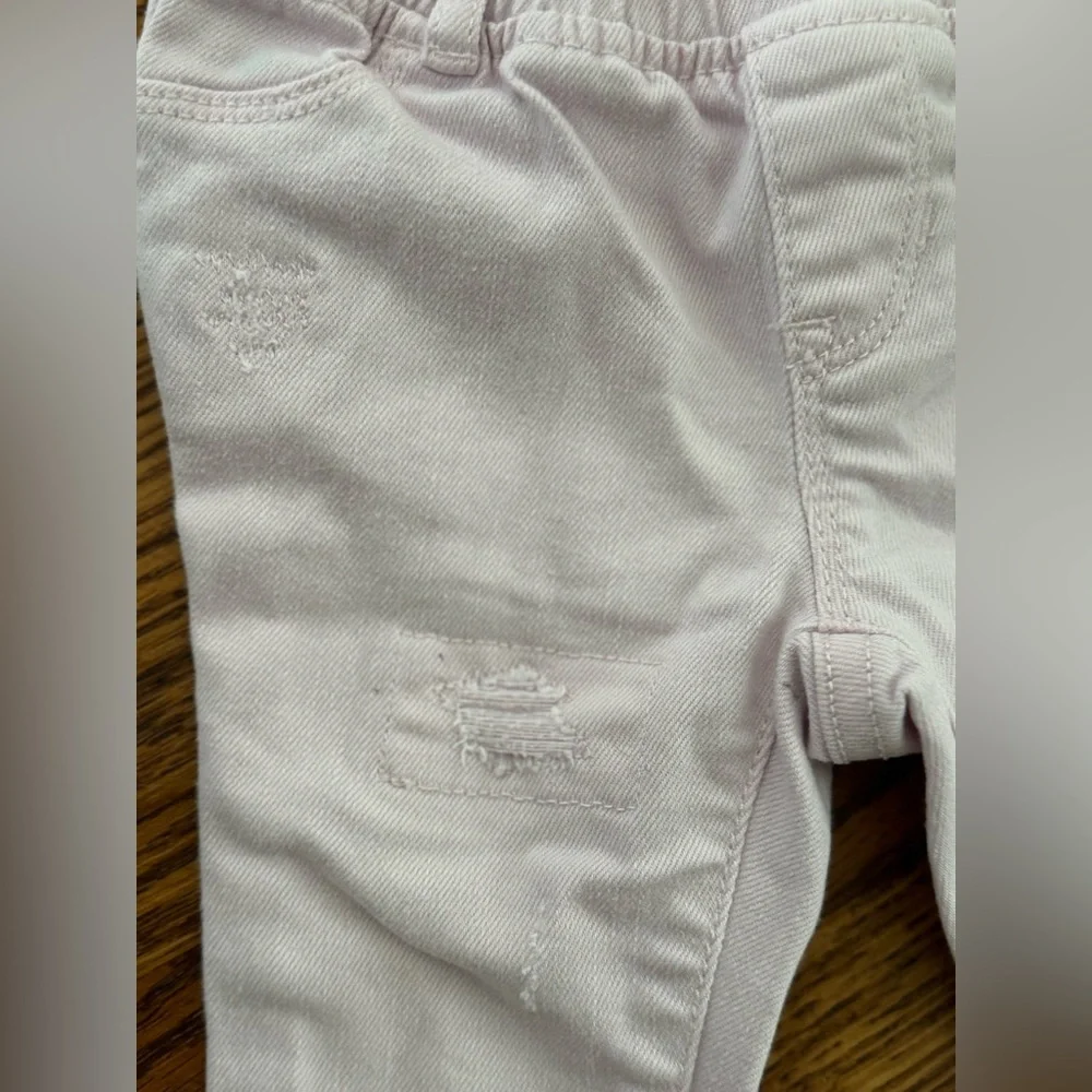 Baby Gap Pink Distress Denim